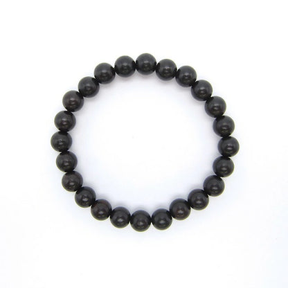 World Powers Wood (indo) - Ebony 8mm bracelet natural stones Health wealth stones