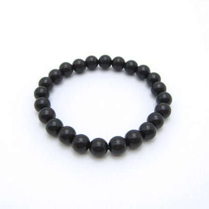 World Powers Wood (indo) - Ebony 8mm bracelet natural stones Health wealth stones