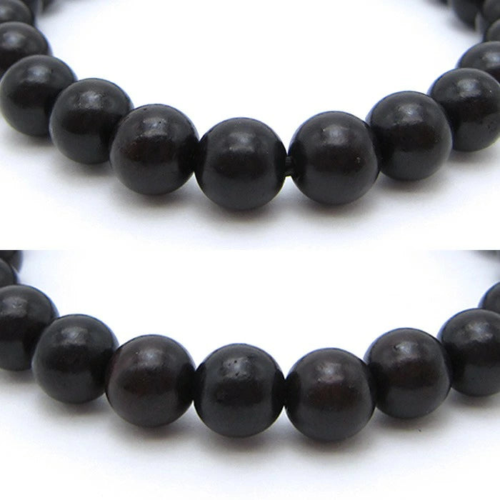 World Powers Wood (indo) - Ebony 8mm bracelet natural stones Health wealth stones