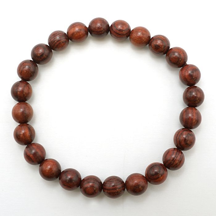 World Powers Wood (indo) - Indian Padauck 8mm bracelet natural stones Health wealth stone