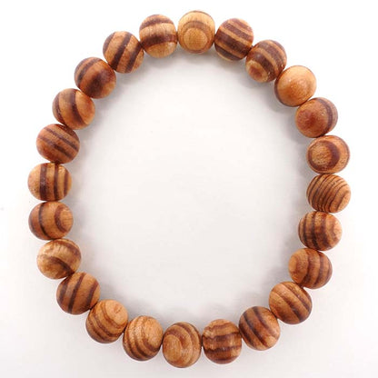 Japanese precious wood -Izumo Kuromatsu 8mm  bracelet natural stones Health wealth stones