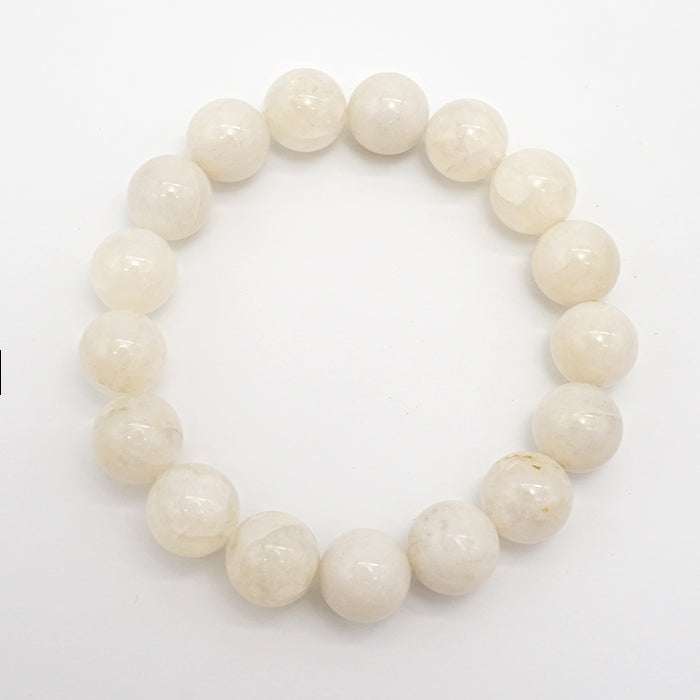 Japan Stones Birthstone: April SHIZUOKA Quartz 12mm   bracelet natural stones Health wealth stones