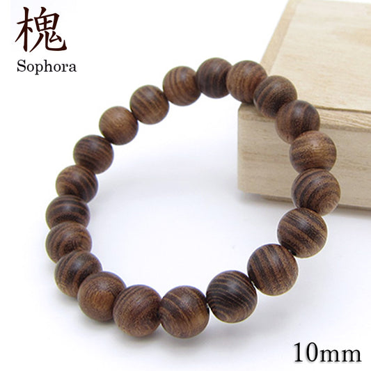 Japanese precious wood -Moth Sophora 10mm bracelet natural stones Health wealth stones