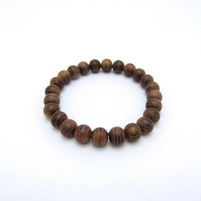 Japanese precious wood - Sophora bracelet natural stones Health wealth stones