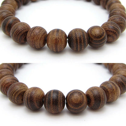 Japanese precious wood - Sophora bracelet natural stones Health wealth stones