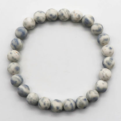 Japan Stones :  Fairy Skin Sapphire 8mm bracelet natural stones Health wealth stones