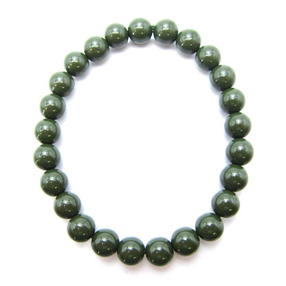 Hokutolite (Green) 8mm health bracelet ion power