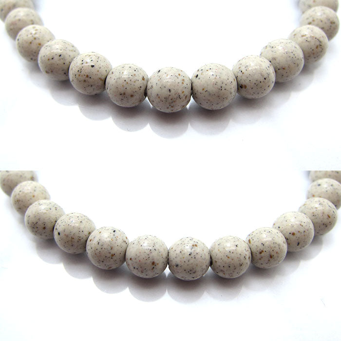 Hokutolite (White) 6mm bracelet ion power