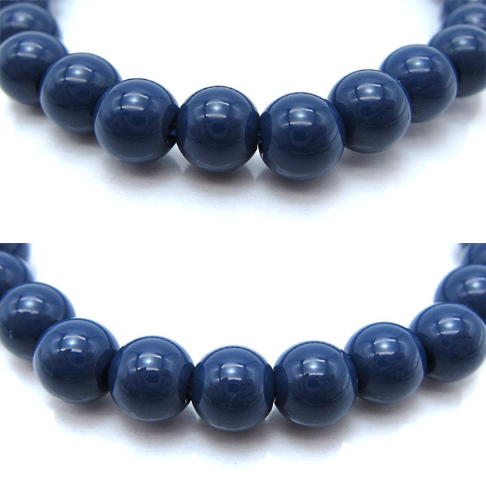 Hokutolite (Blue) 6mm health bracelet ion power