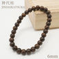 Jindai Katsura (Japanese Judas tree) 6mm - Japanese precious wood -  Bracelet natural stones Health tree stones