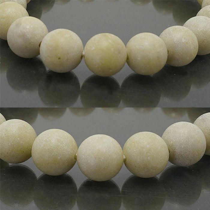 Japan Stones :  Fairy Skin Kaolinite 10mm bracelet natural stones Health wealth stones