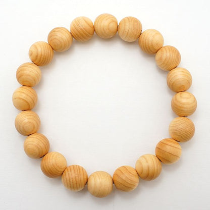 Kiso Cypress 10mm bracelet -Japanese precious wood - natural stones Health wealth