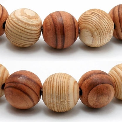 Kitayama Cedar 10mm bracelet -Japanese precious wood - natural stones Health wealth