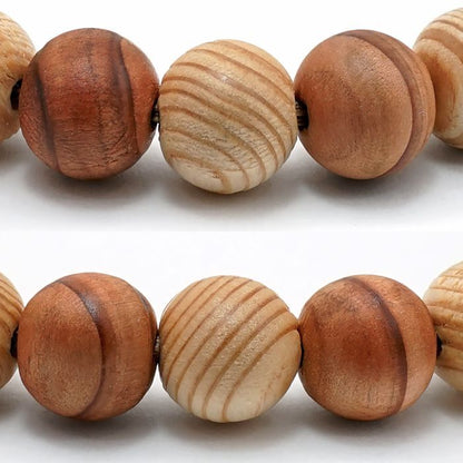 Kitayama Cedar 8mm bracelet -Japanese precious wood - natural stones Health wealth