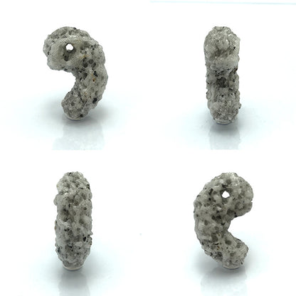 Japan Stones : Kouka Stone 30mm magatama comma shape natural stones Health wealth stones