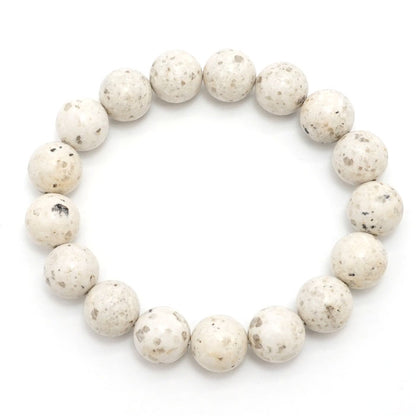 Japan Stones :  KUMANO Yakuseki 12mm bracelet natural stones Health wealth stones