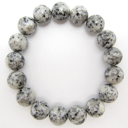 Japan Stones :  Kurokami 12mm bracelet natural stones Health wealth stones