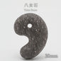 Japan Stones : Yame Stone comma shape magatama natural stones Health wealth stones