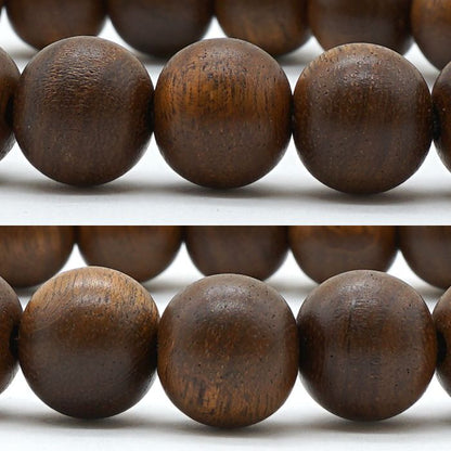 Jindai Muku (oriental elm) 10mm  - Japanese precious wood -  bracelet natural stones Health wealth stones