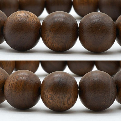 Jindai Muku (oriental elm) 12mm  - Japanese precious wood -  bracelet natural stones Health wealth stones