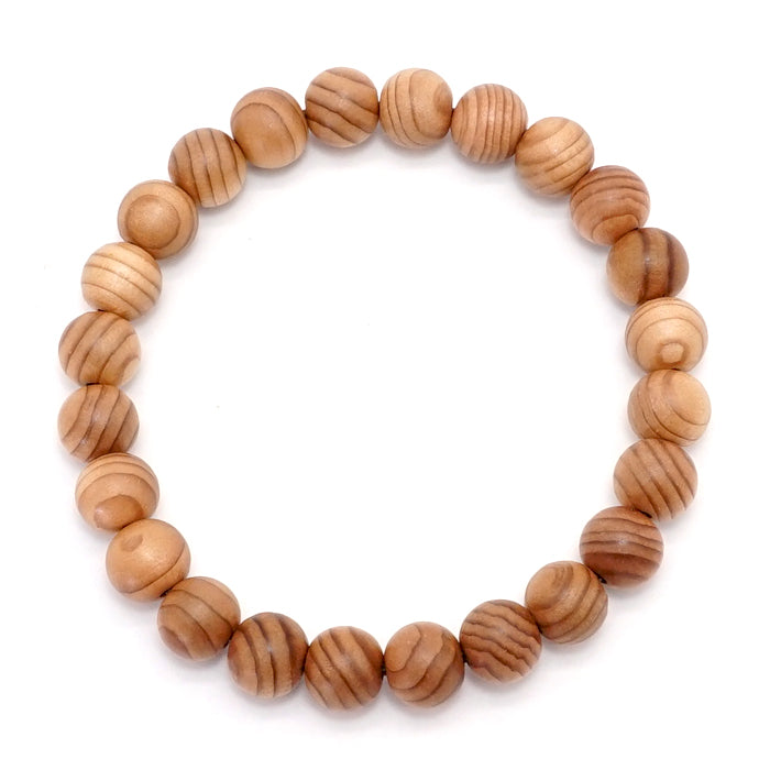 Nezuko 8mm bracelet -Japanese precious wood - natural stones Health wealth Kiso