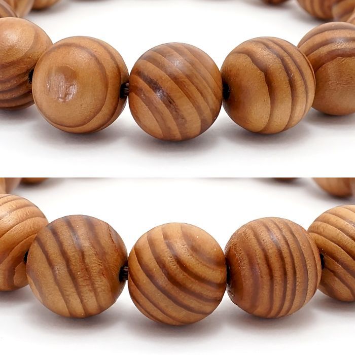 Nezuko 12mm bracelet -Japanese precious wood - natural stones Health wealth Kiso