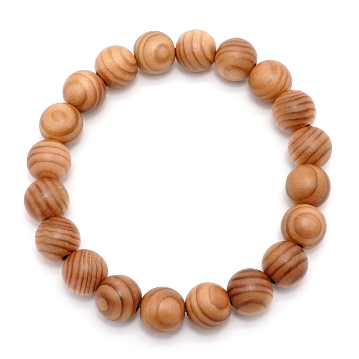 Nezuko 10mm bracelet -Japanese precious wood - natural stones Health wealth Kiso