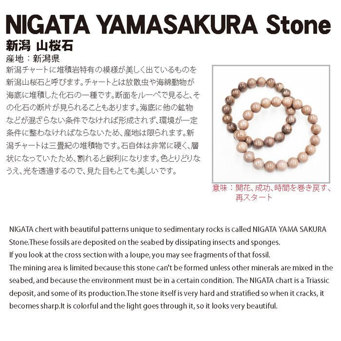 Japan Stones :  Niigata Yamasakura Stone 10mm natural stones Health wealth stones