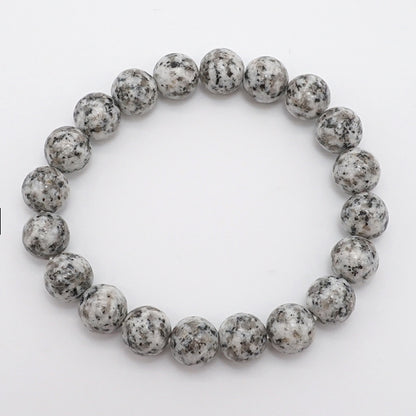 Japan Stones :  Angel Snow Light 10mm bracelet natural stones Health wealth stones