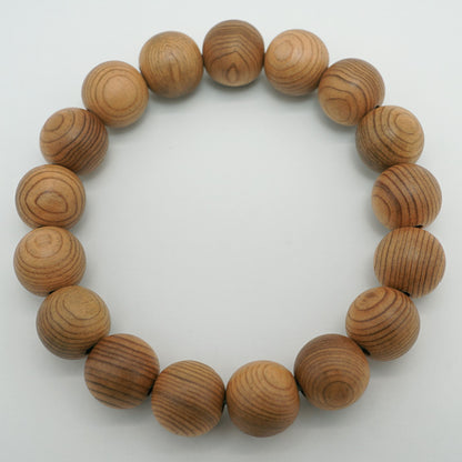 Yakusugi 12mm bracelet -Japanese precious wood - World Heritage Site 1000 Years Old Ancient Vitality Energy Mystery